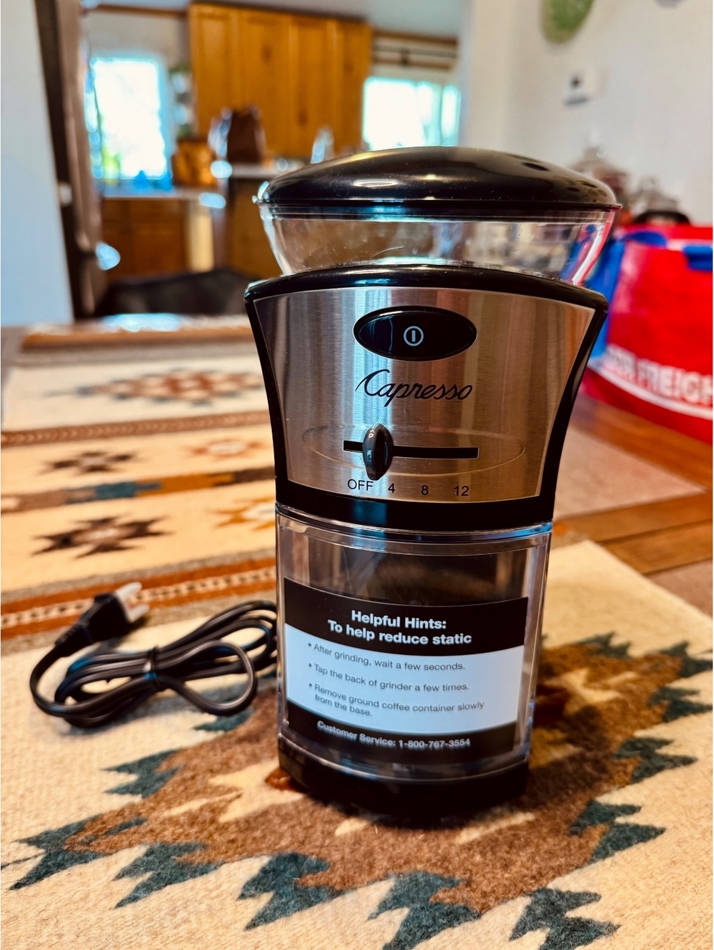 Capresso coffee bean grinder new!